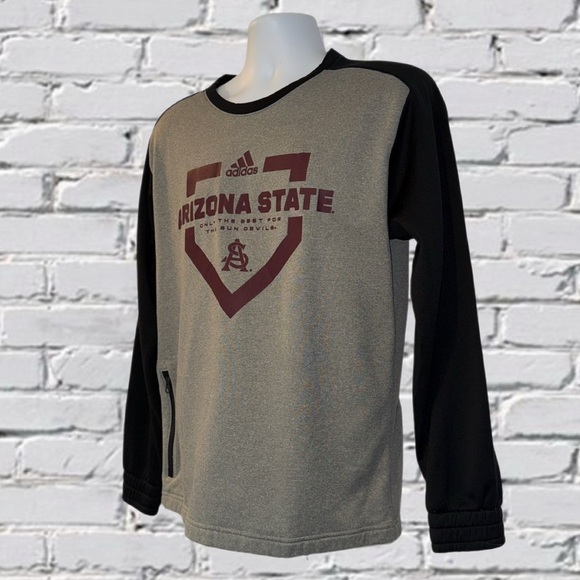 Adidas Arizona State University Sun Devils AEROREADY Long Sleeve Shirt – Size M - Picture 4 of 12